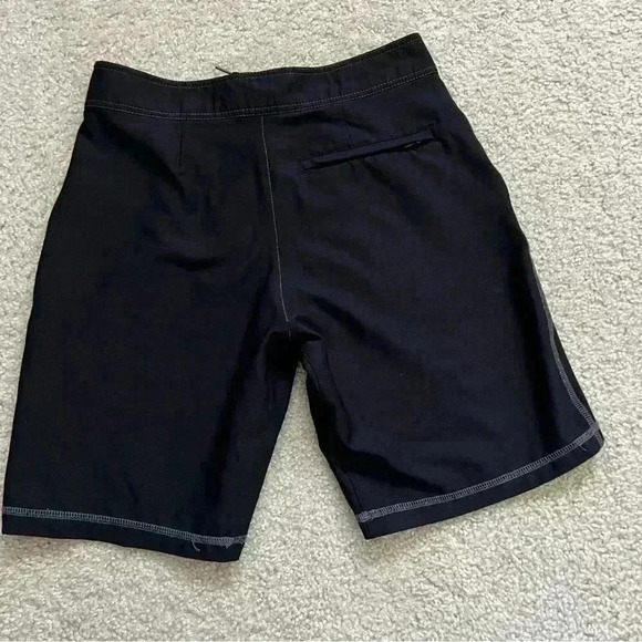 Prana Men’s Linear Board Swim Shorts Size 30 Inseam 10” Black - Picture 5 of 11